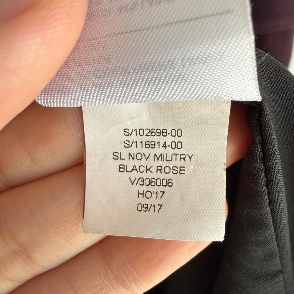 BANANA REPUBLIC Plum Purple Wool Blend Sleeveless Ladies Sheath Dress, 6 - Picture 6 of 6
